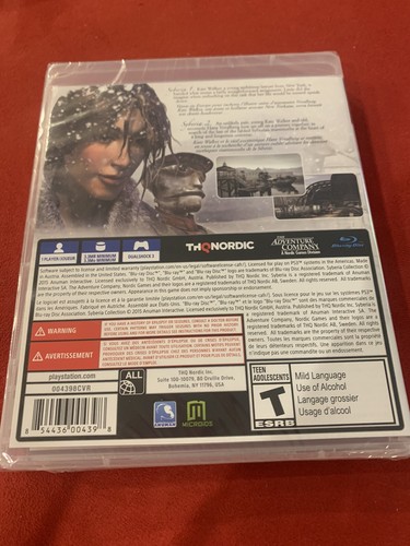 Syberia: Complete Collection (Sony PlayStation 3) PS3 BRANDNEU USA VERSION - Bild 2 von 2