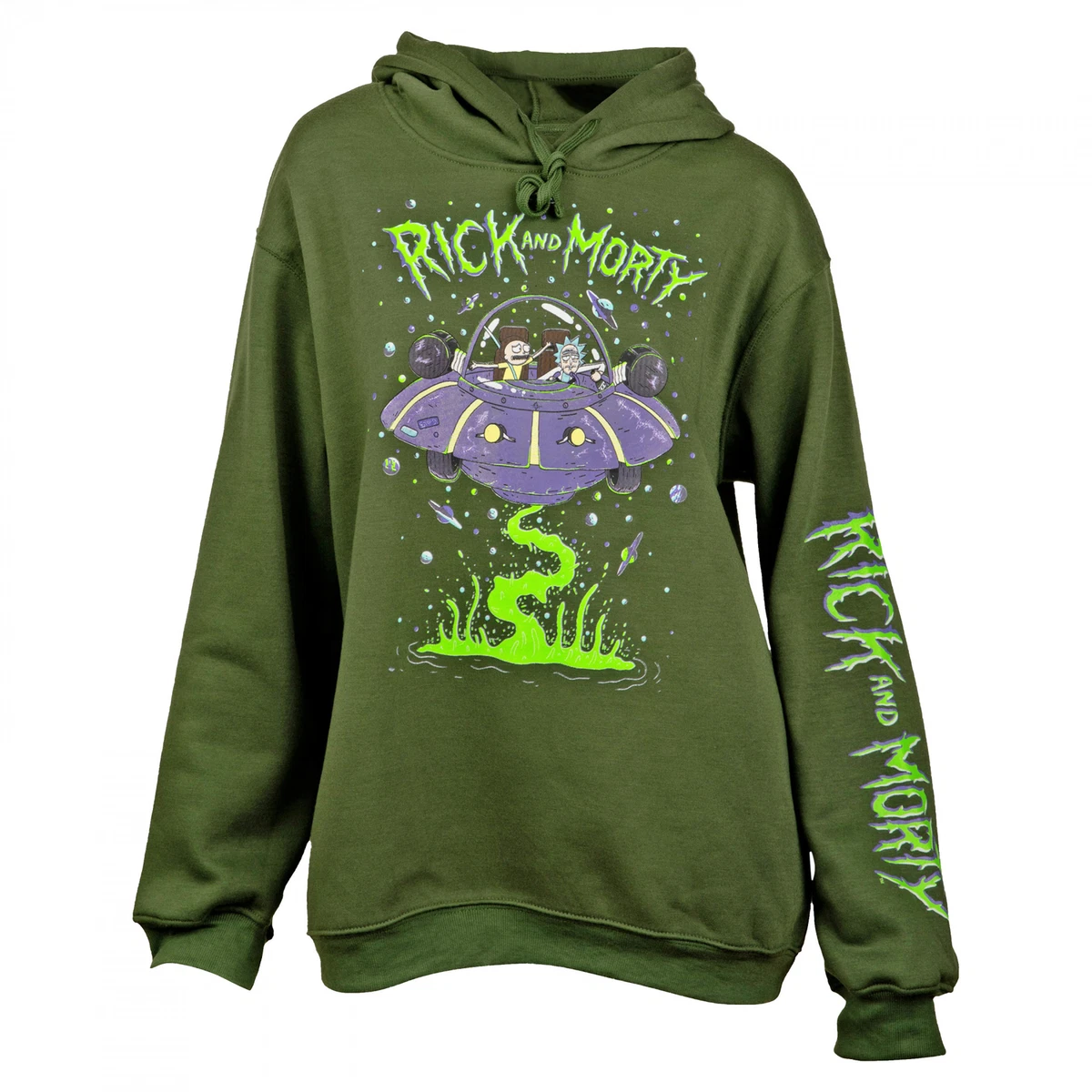Rick and morty space hoodie sale