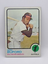 1973 Topps Baseball Don Buford #183 Baltimore Orioles