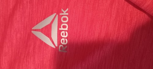Men’s Reebok Quarter Zip Red Delta Sports Running Gym Long Sleeve Shirt New! - Picture 6 of 8