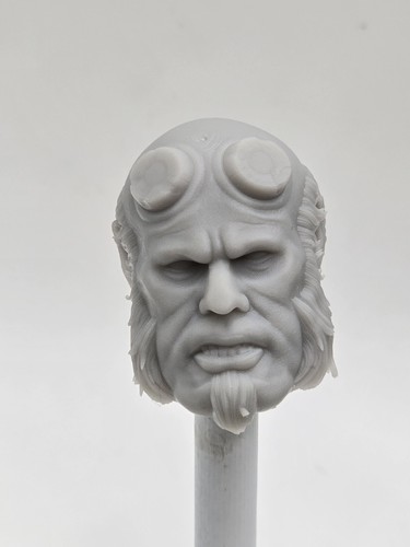 3d Print PERLMAN DEVIL BOY HEAD#2 1:10 7" SELECT DC MULTIVERSE Compatible - Picture 2 of 2
