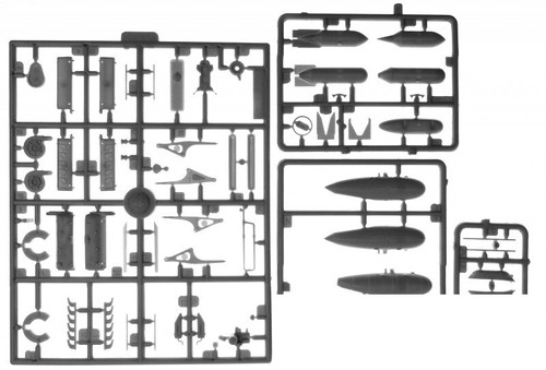Kit de modelos de plástico UNIMODELS UM 410 escala 1:48 Messerschmitt Bf-109G-6/R3/R6 - Imagen 14 de 24