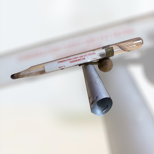 Vintage Glass Candy Icing & Deep Fat Frying Thermometer USA Made - Picture 4 of 4