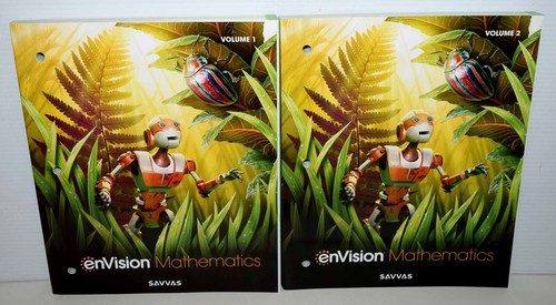 6th Gr Envision Mathematics Student Edition Set Volumes 1 &2 2021 FREE SHIPPING