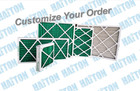 High Capacity MERV 8-9 Pleated Panel Filter  G4 Actual Size: 241 x 495 x44mm
