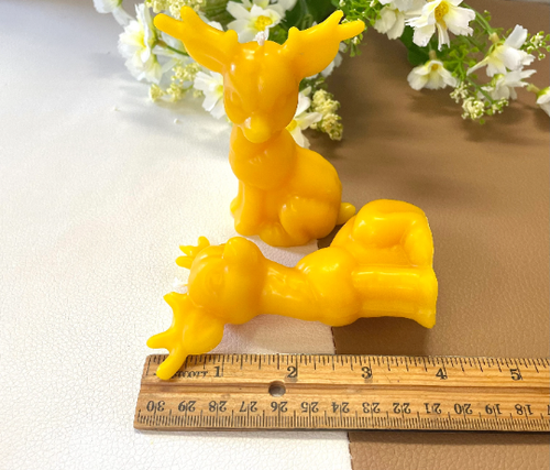 4” 3D Silicone deer buck mold for candle soap resin - Picture 5 of 6