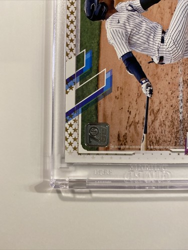 Estevan Florial RC 2021 Topps Series 2 Gold Star Parallel Yankees Rookie Card - Bild 5 von 12