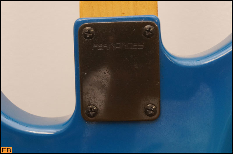FERNANDES　FR75　シースルーブルー　アクティブピックアップ　FRT 1990 Fernandes Revolver FR-75 - Transparent Blue - Made in