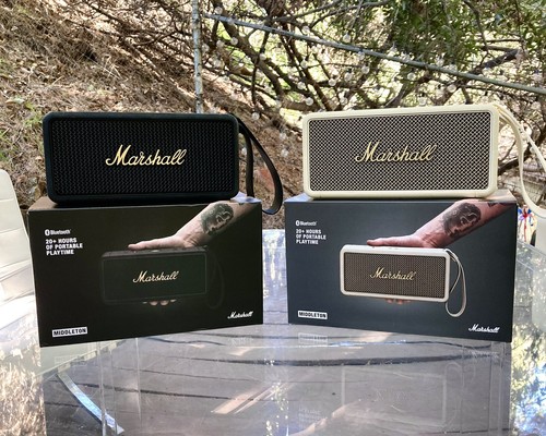 Brand New Marshall Middleton Portable Bluetooth Wireles Speaker - Cream White - Picture 11 of 13