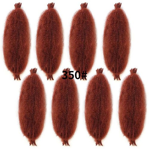 Afro Kinky Twist Crochet Hair Pre-Stretched Marley Braiding Hair Extensions - Picture 7 of 11