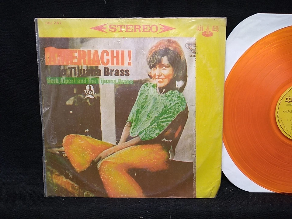 Herb Alpert Ameriachi Vol. 2 Orange Vinyl LP record CSJ-267 1967 Taiwan Import - Image 2 of 4