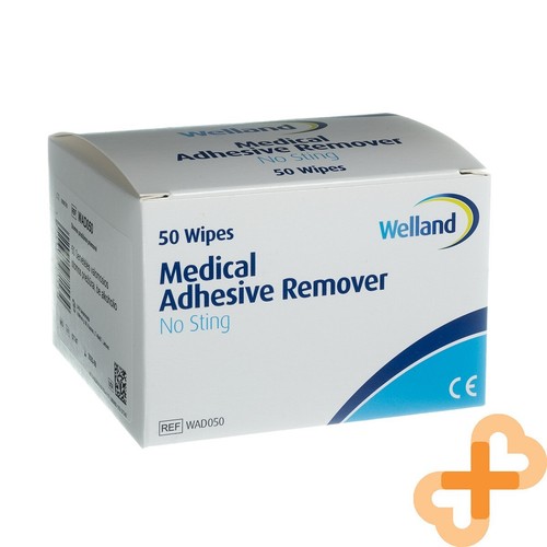 WELLAND WAD050 Toallitas de limpieza removedoras de adhesivos médicos 50 piezas. Sin picaduras - Imagen 4 de 24