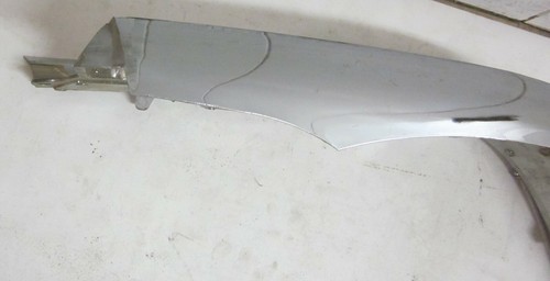 1950 Mercury Meteor? NOS RH Front Signal Bezel Grill Extension Chrome C04M-8230 - Picture 5 of 9