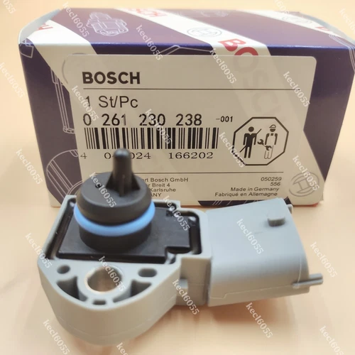 NEW Genuine OEM BOSCH Fuel Rail Pressure Sensor For Volvo S60 S80 V70 XC70 XC90 - Picture 2 of 9
