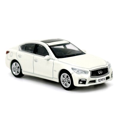 インフィニティ Q50 ミニカー ホワイト Paudi 1:64 Scale Infiniti Q50S White Car Model 1/64 Diecast