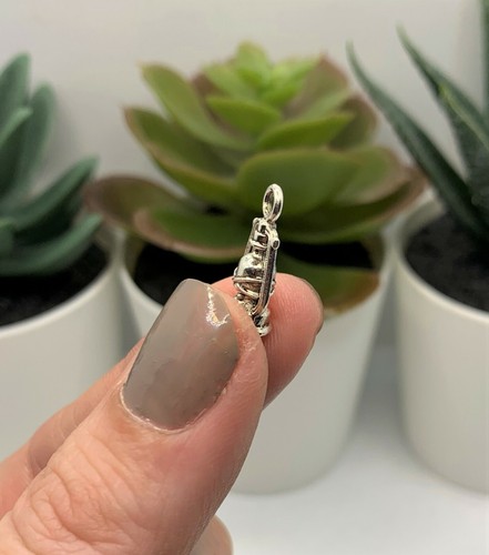 4, 20 or 50 BULK pcs Silver Lantern Charms, Wizard Charm - US Seller - AS388 - Bild 3 von 3