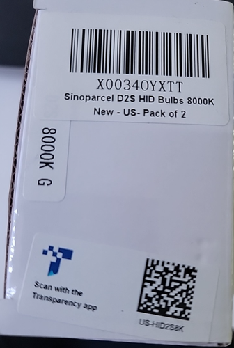 Sinoparcel D2S Xenon HID Headlight Bulbs - 8000K 35W High Low Beam 66240 85122UB - Picture 2 of 3