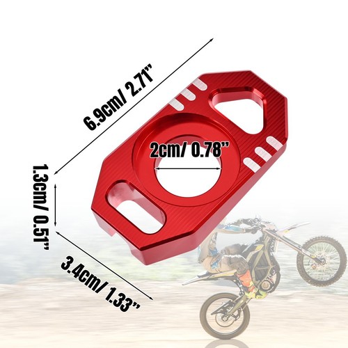 For Sur Ron Ultra Bee 2023 2x CNC Billet Axle Block Chain Adjuster Bolts Set AZ - Bild 3 von 12