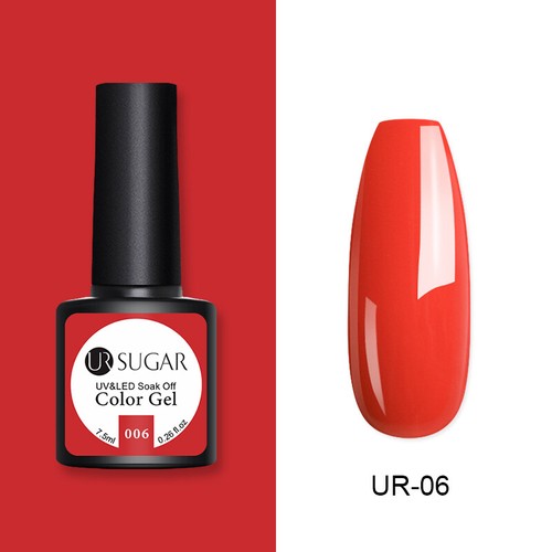 UR SUGAR 172 Colors UV Gel Polish Glitter Purple Top Base Gel Gel Varnish 7.5ml - Picture 13 of 119