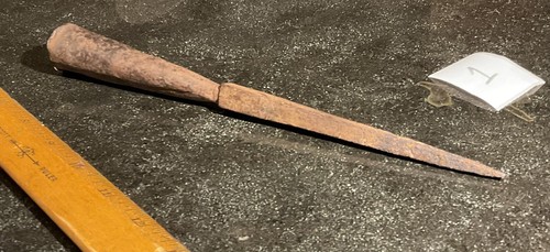 Antique 18th C. Spanish Colonial Mexico Presidio Forged Spear Lance Point #1