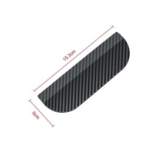 2x Car Accessories Rearview Mirror Visor Rain Eyebrow Carbon Fiber Clip-on Cover - Picture 13 of 14