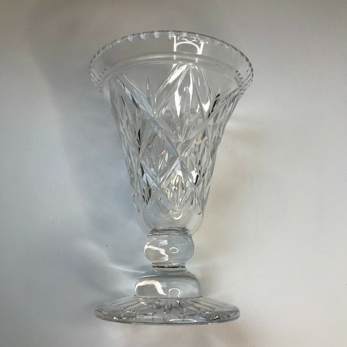 VINTAGE STUART CRYSTAL VASE - SIGNED "STUART ENGLAND" C.1930 - Picture 3 of 12