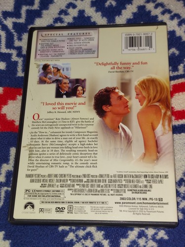 Wie man einen Kerl in 10 Tagen verliert B1 (DVD, 2003, Vollbild) - Bild 2 von 4