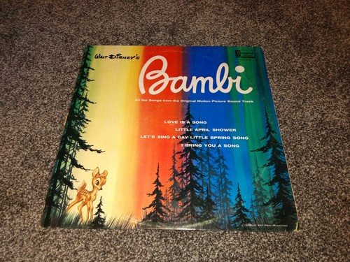 Bambi All Songs of Original Movie Picture LP Record Vinyl - Picture 1 of 3