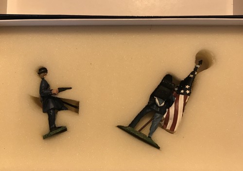 W. BRITAINS AMERICAN CIVIL WAR - 17110 UNION COMMAND SET 69TH PENNSYLVANIA Boxed - Picture 4 of 12