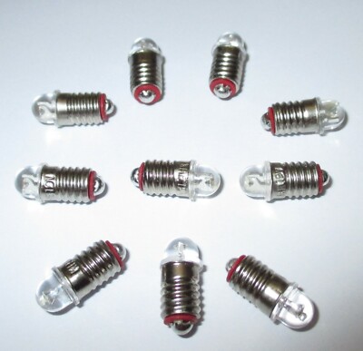 LED Ersatzlampen  E5.5 16-24V  -  10 Stück   ''NEU''