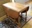 antique oak double drop leaf gate leg table