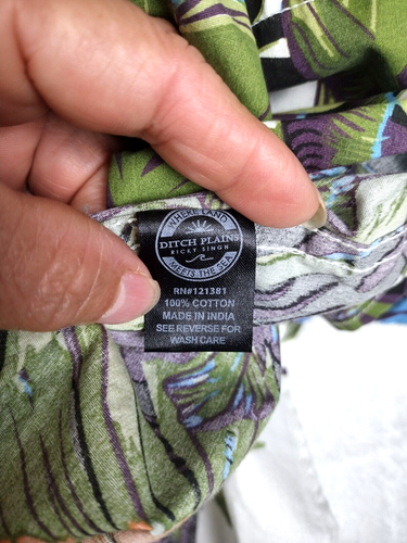 Ditch Plains Ricky Singh Tropical Hawaiian Shirt Button Down Size XXL - Picture 5 of 7