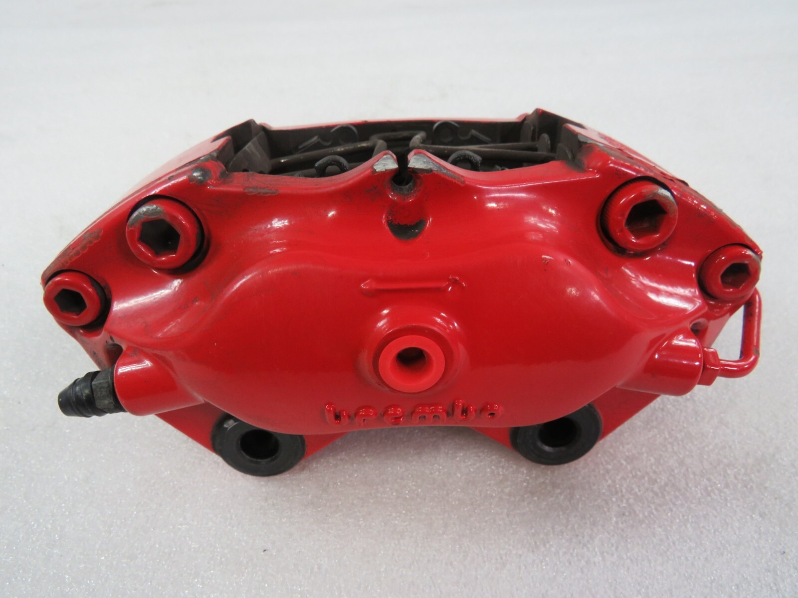 Ferrari 575, RH, Right, Rear Brake Caliper, Red, Chipped, Used, P/N 184776