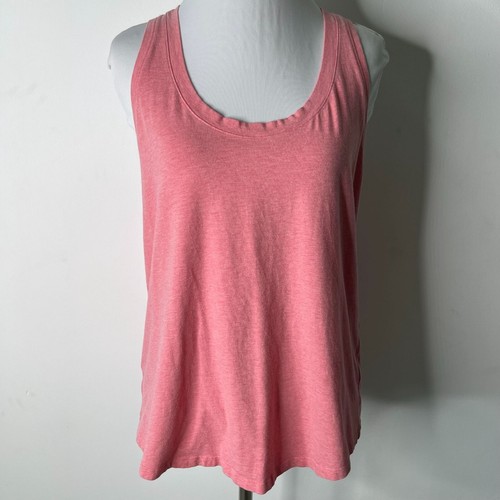 Lululemon Women's Pink Racerback Scoop Neck Tank Top Size Small/Medium - Picture 1 of 8