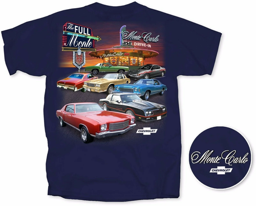 Chevrolet Monte Carlo Mens T shirt Chevy licensed - Picture 6 of 6