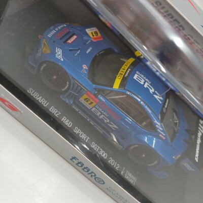 1/43 EBBRO Subaru BRZ R&D Sport SGT300 2012 #61 Blue w/ Box