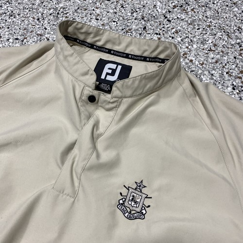 Foot Joy Pullover hellbraun bestickt "Texas Cavaliers" Herren L Golf Activewear - Bild 2 von 9