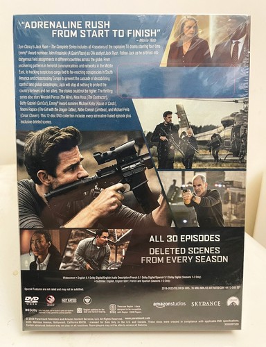 Tom Clancy's Jack Ryan: the Complete Series Season 1-4 ( DVD, 2024, 12-Disc Set) - 第 3/3 張圖片