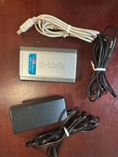 D-Link DUB-H7 7-Port Hub Splitter w Power Supply and 2 USB Cables