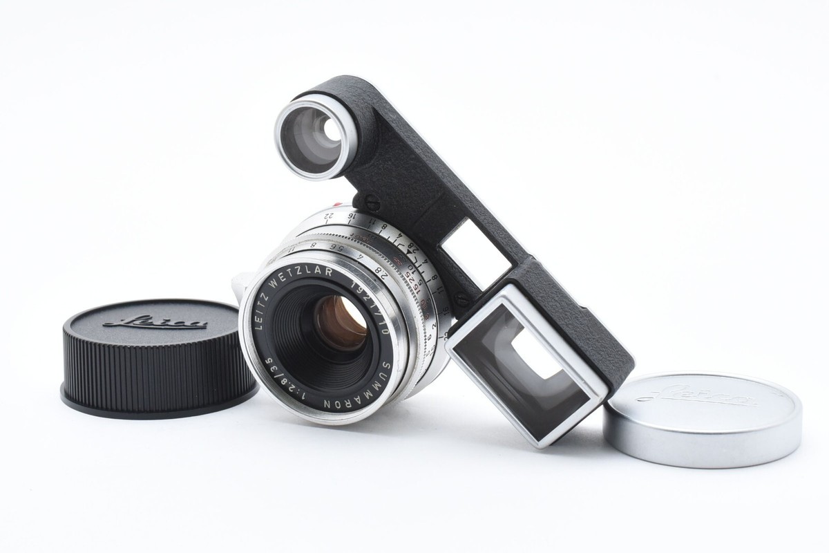 Near Mint] LEICA SUMMARON M 35mm F2.8 MF Lens w/glasses From