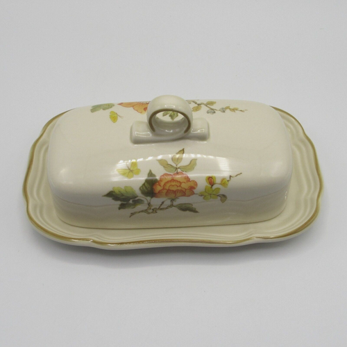 OLDE TAPESTRY BY MIKASA COVERED BUTTER DISH - Picture 5 of 17