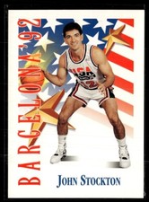 1991-92 SKYBOX TEAM USA OLYMPIC JOHN STOCKTON JAZZ