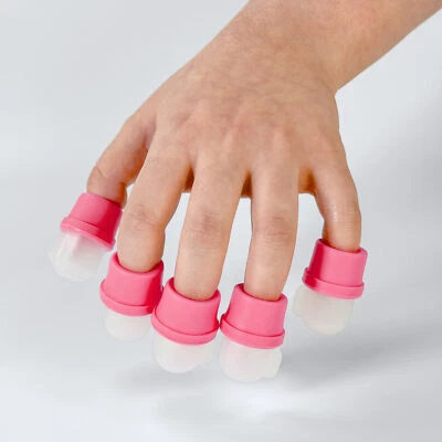 ND24 NAILDESIGN UV LED Gel Nagellack 10 Entferner Caps Soak Off Clips Remover Werkzeug Maniküre