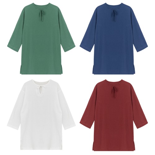 Kids Boys Shirts Pirate Top Long Sleeve Undershirts Split Tailcoat Cutout Retro - Picture 1 of 40