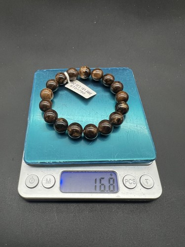 12mm Natural Burma Root Amber Beads Bracelet  16.8g 100% Natural Guarantee缅甸根珀手串 - Picture 1 of 15