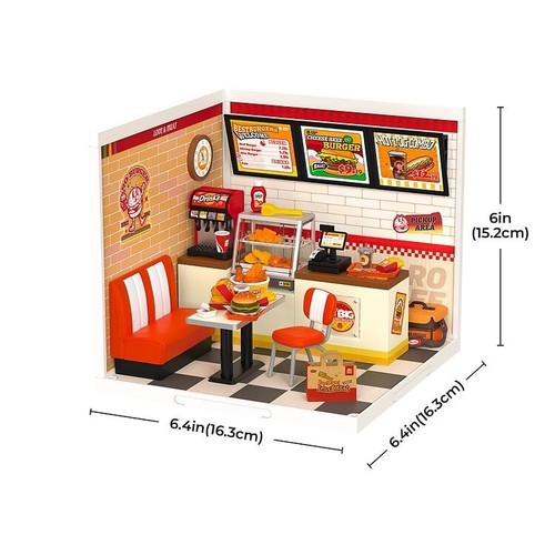 Rolife Super Store Kits Plastic Building Toys for Xmas Gifts DIY Miniature House - Picture 64 of 96