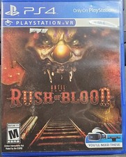 until dawn rush of blood (PlayStation 4 ( PS4) GOOD!!!