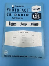 Sams Photofact CB Radio Series Vol.191 May 1978 CB-191