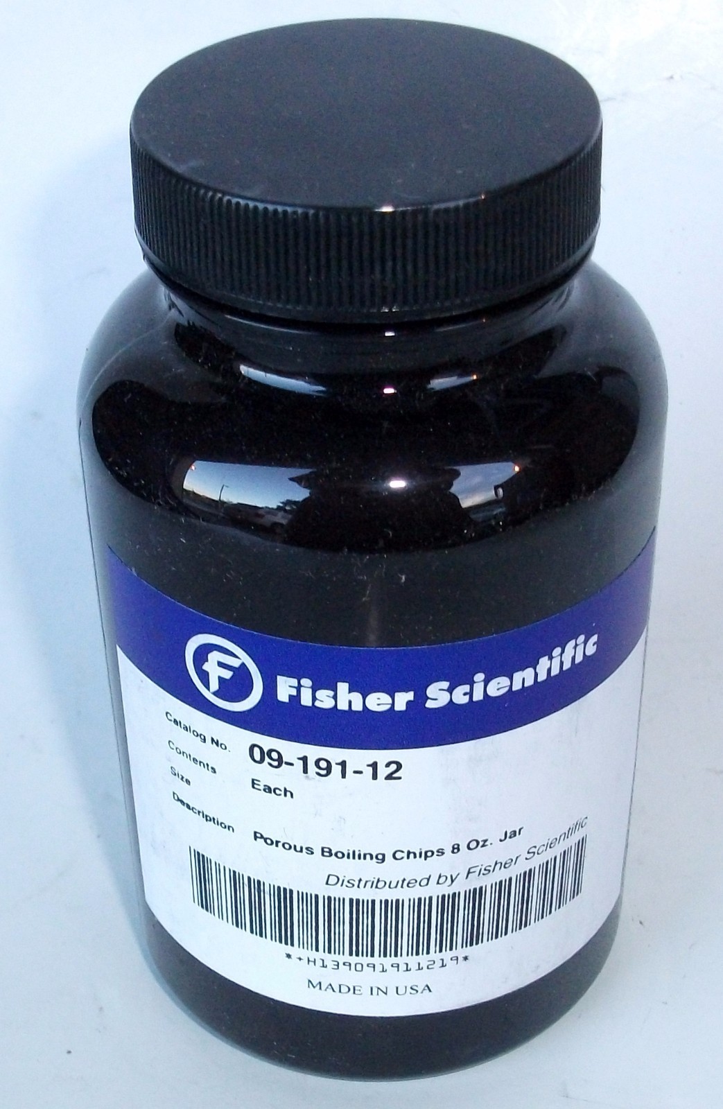 FISHER SCIENTIFIC CARBON POROUS BOILING CHIPS 8OZ INERT NONVOLATILE