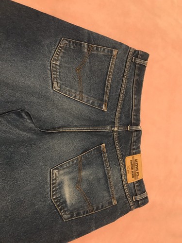 ECHTE HERRENJEANS CLASSIC FIT ORIGINAL DENIM BLAU 38 X 32 HERGESTELLT IN DEN USA NEU - Bild 8 von 11